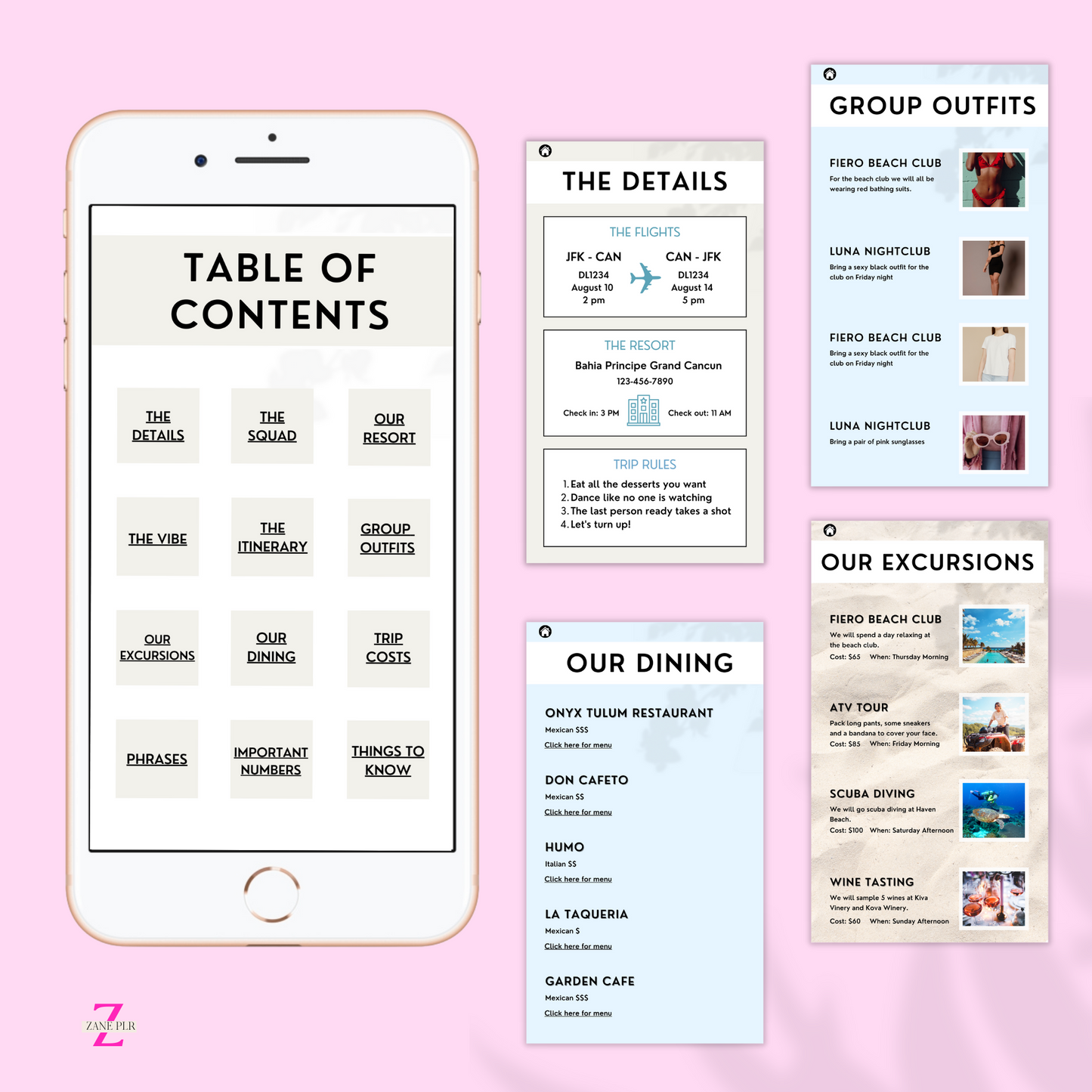 PLR Mobile Travel Planner