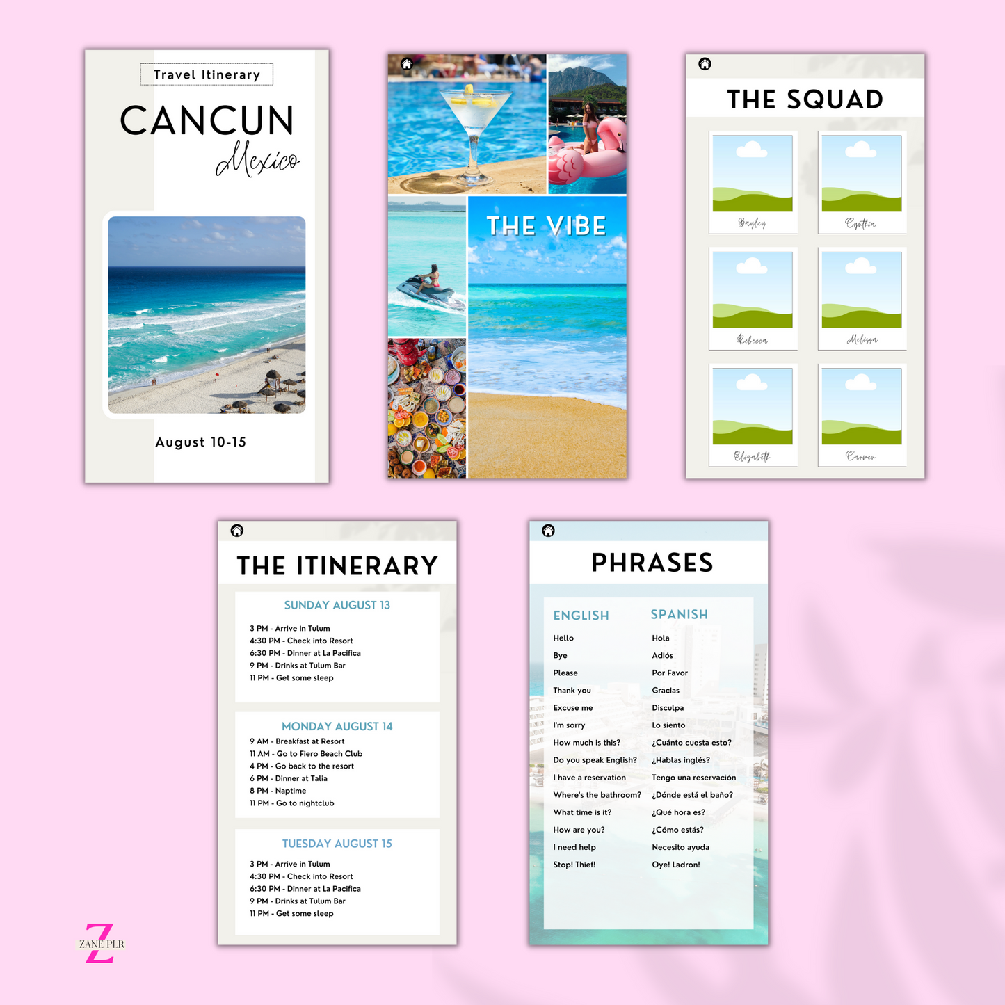 PLR Mobile Travel Planner
