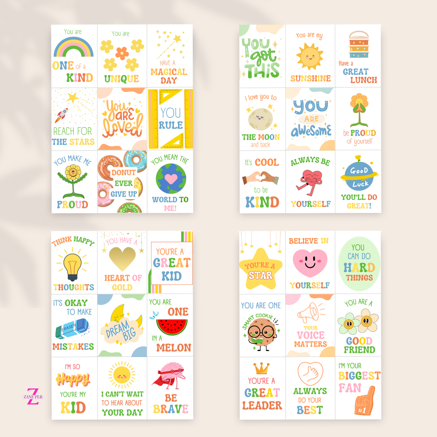 PLR Lunchbox Notes