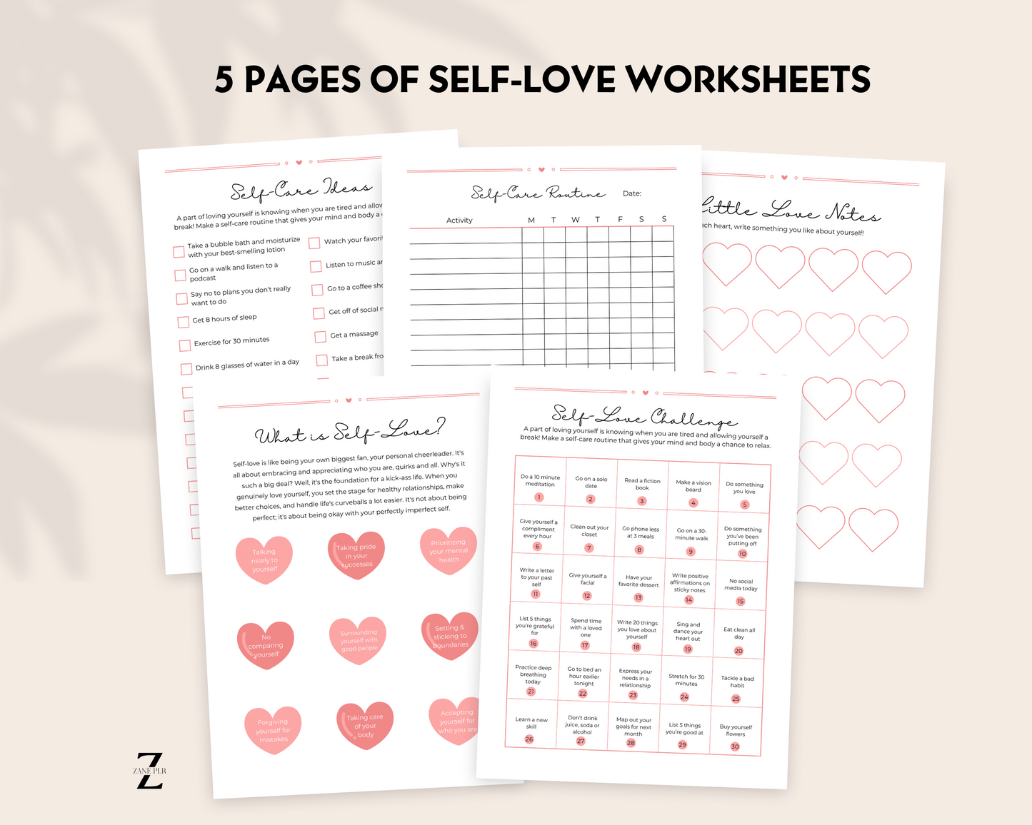 PLR Self Love Journal