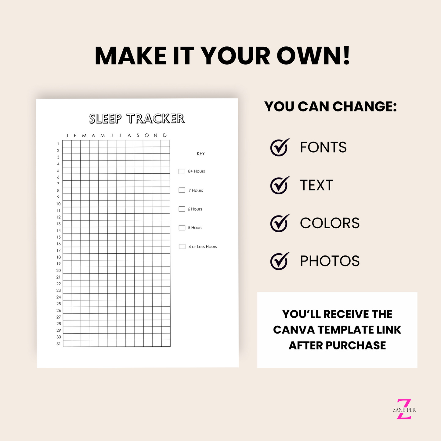 PLR Yearly Trackers