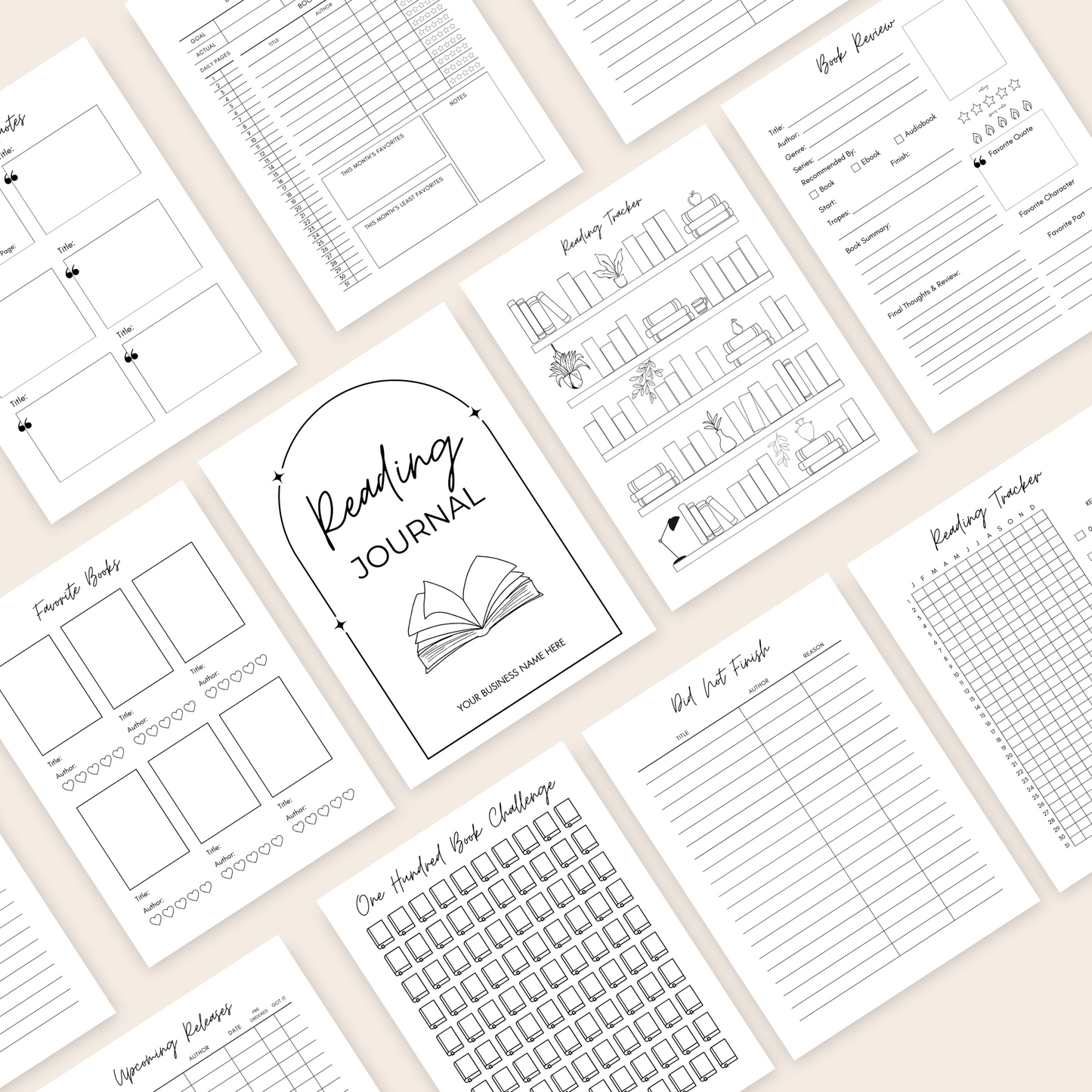 PLR Reading Journal