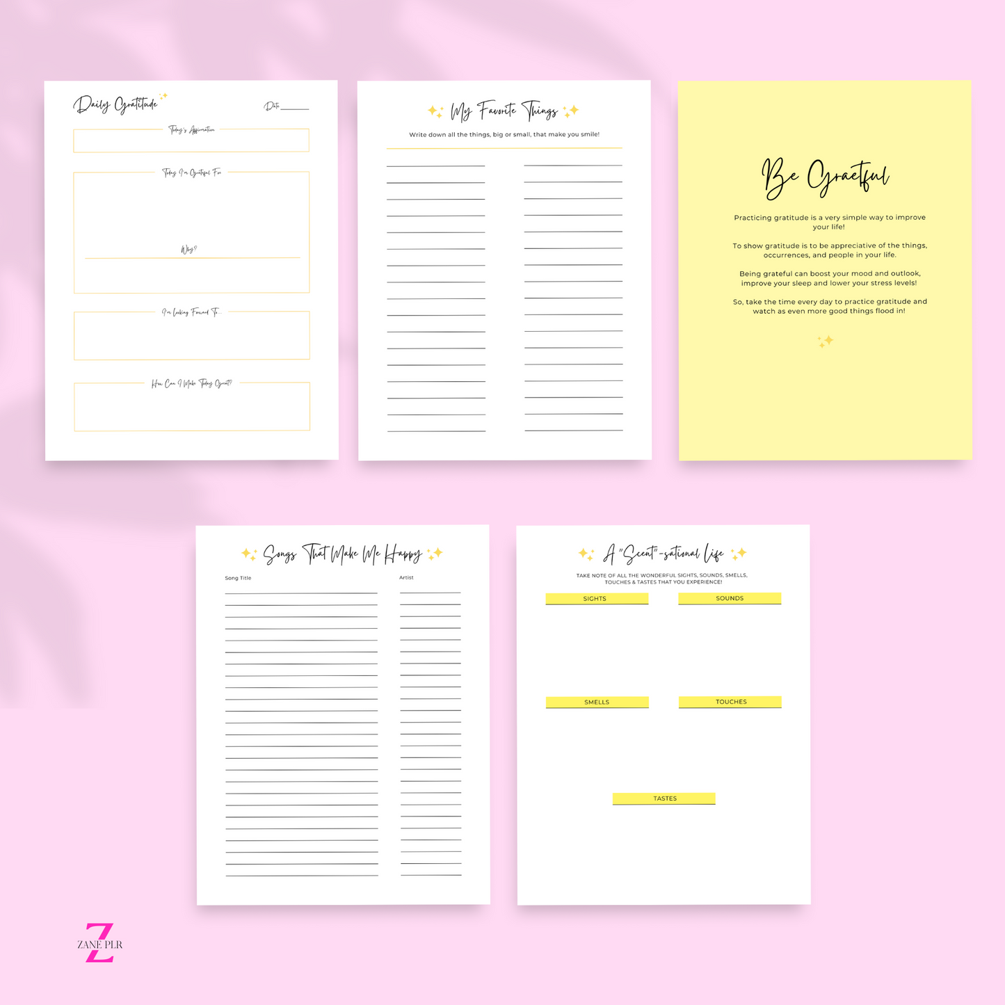 PLR Gratitude Journal