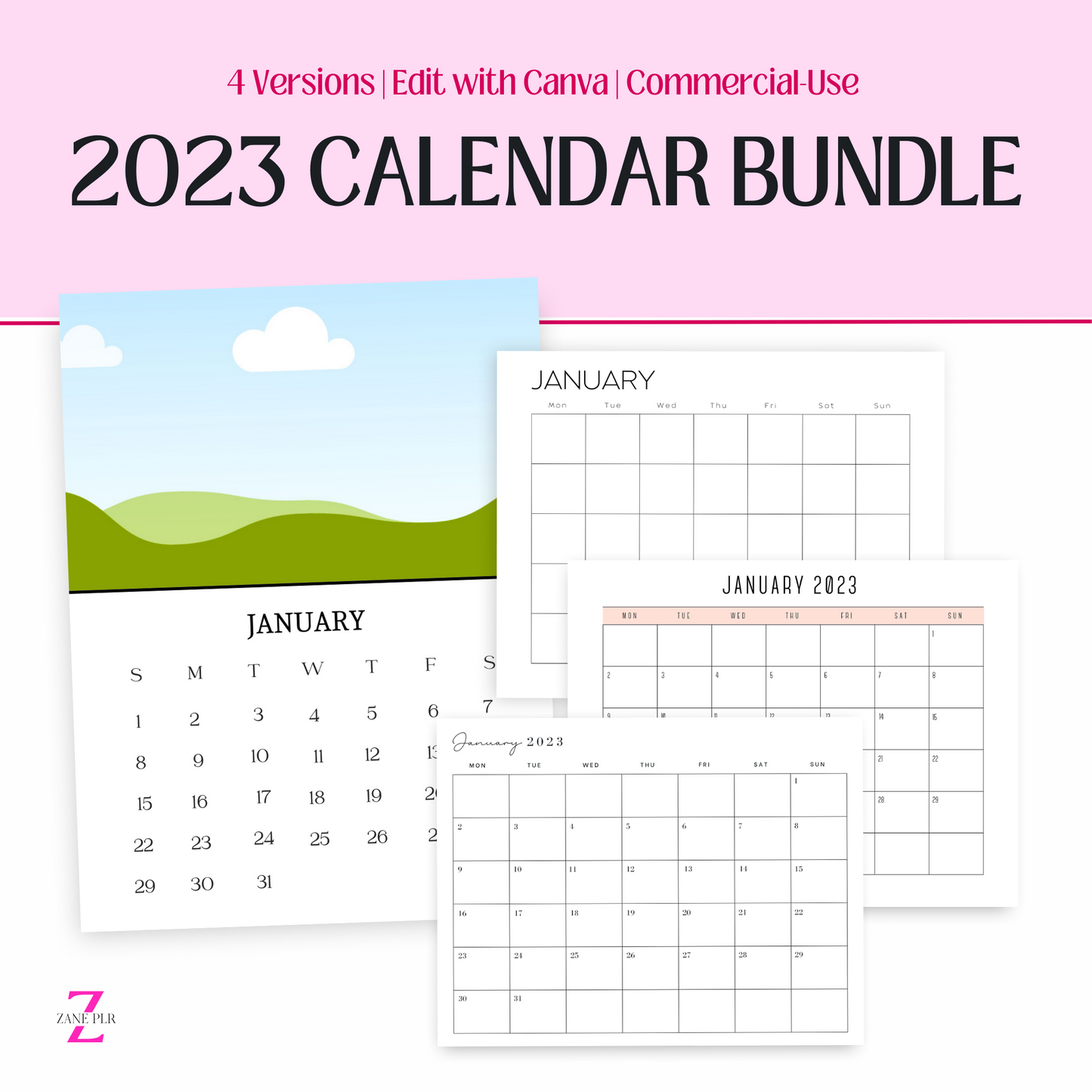 plr 2023 calendar