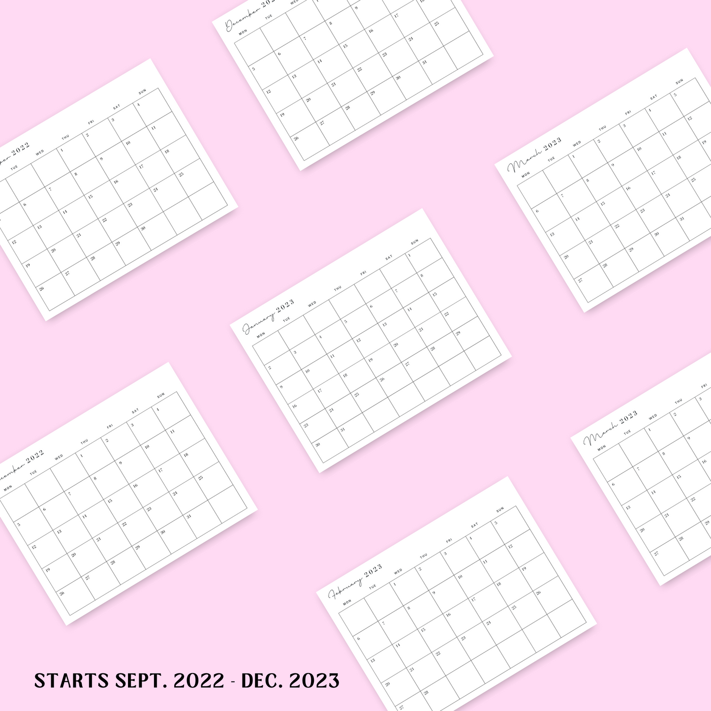 PLR 2023 Calendar Bundle