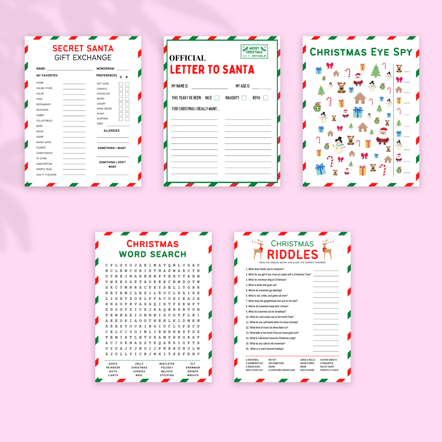 PLR Christmas Party Games