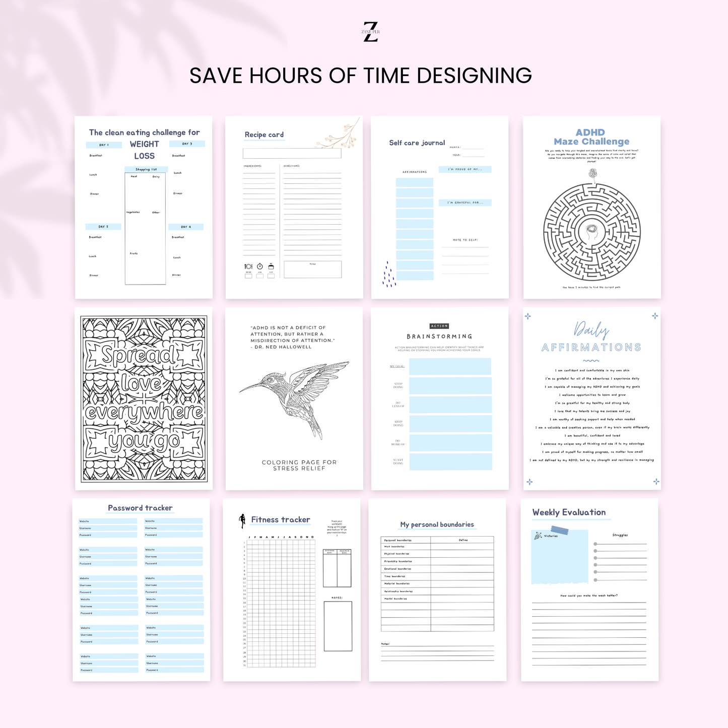 MRR ADHD Planner