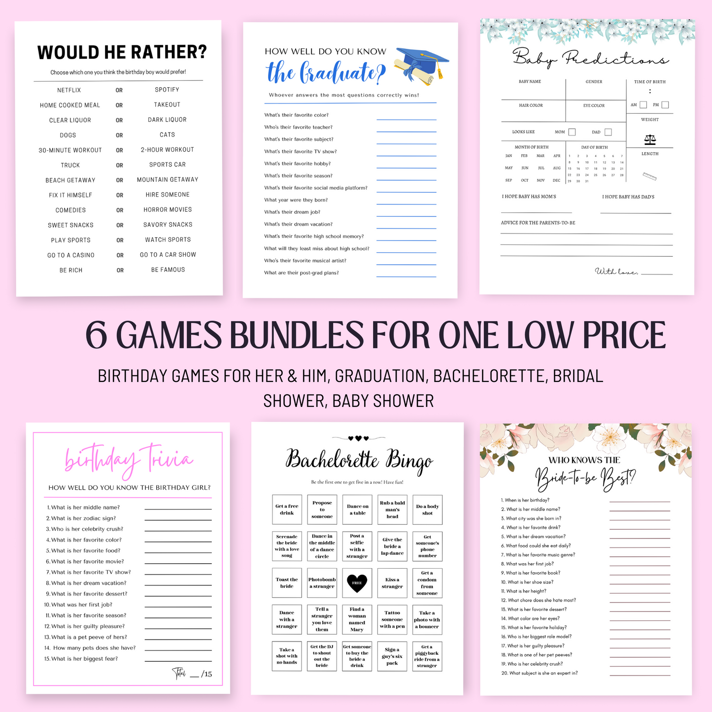 PLR Party Games Mega Pack Vol. 1