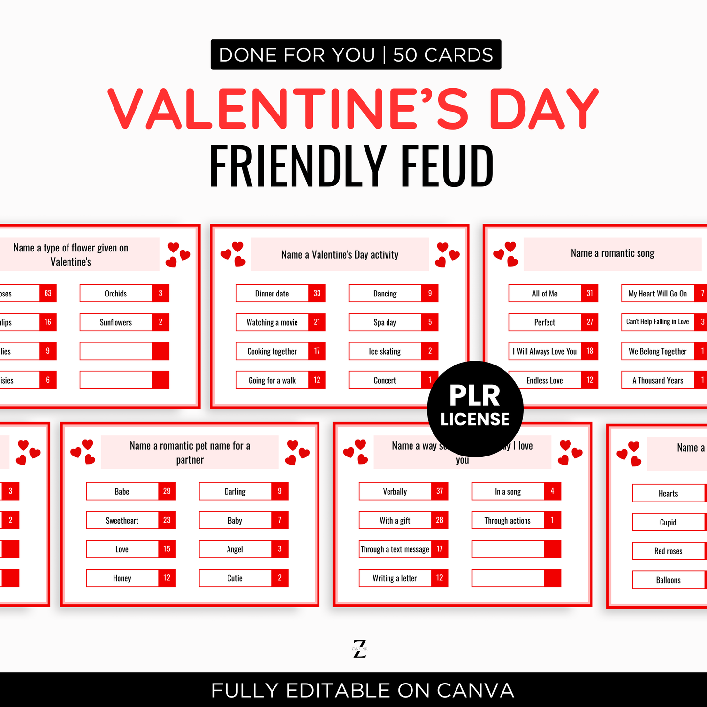 PLR Valentine's Day Friendly Feud