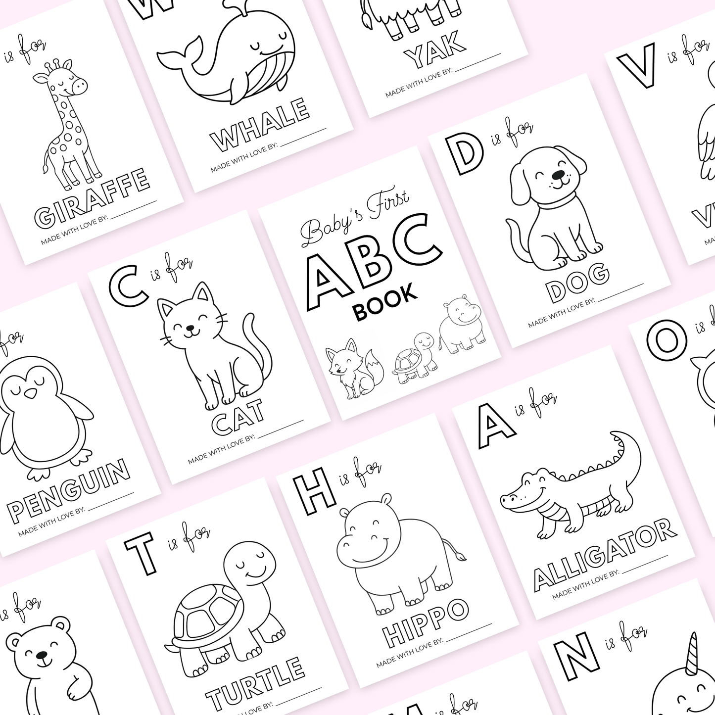 PLR Baby's First ABC Book