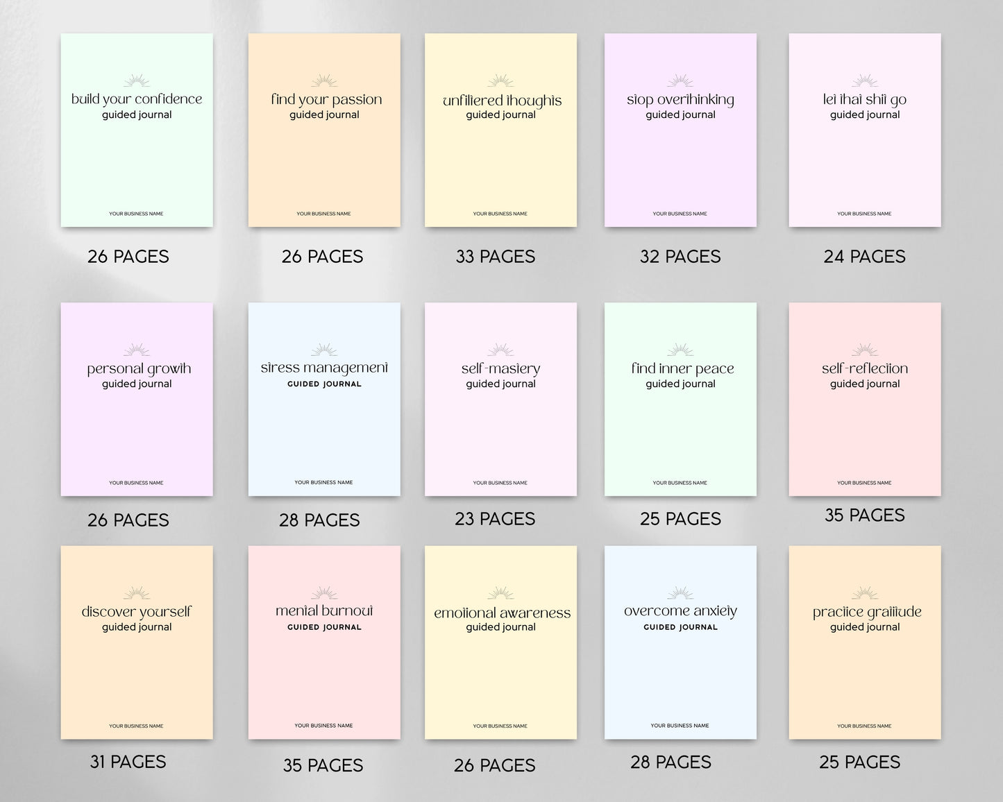 Mental Health Journal Bundle MRR