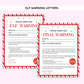 PLR Christmas Elf Letters Bundle