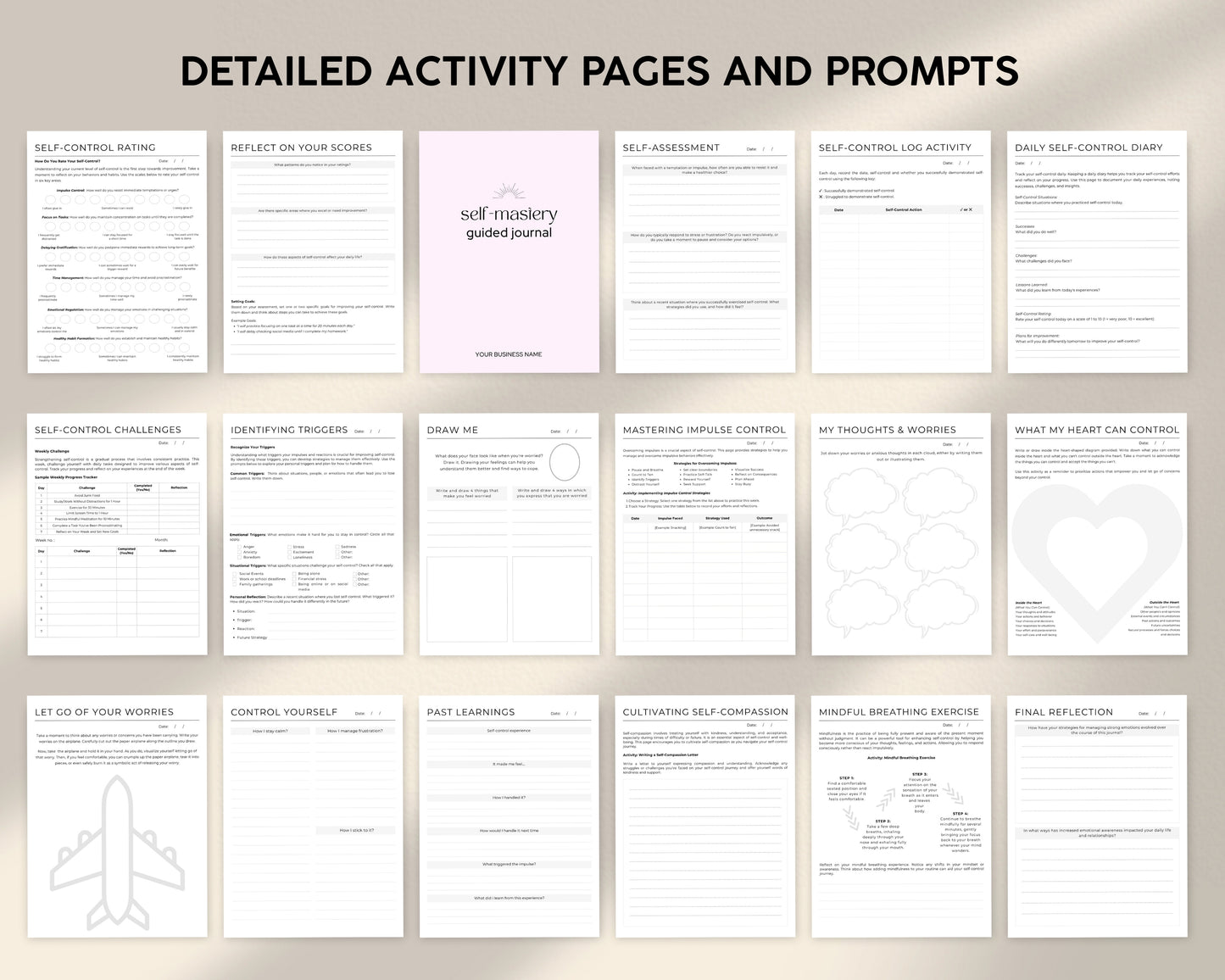 Mental Health Journal Bundle MRR