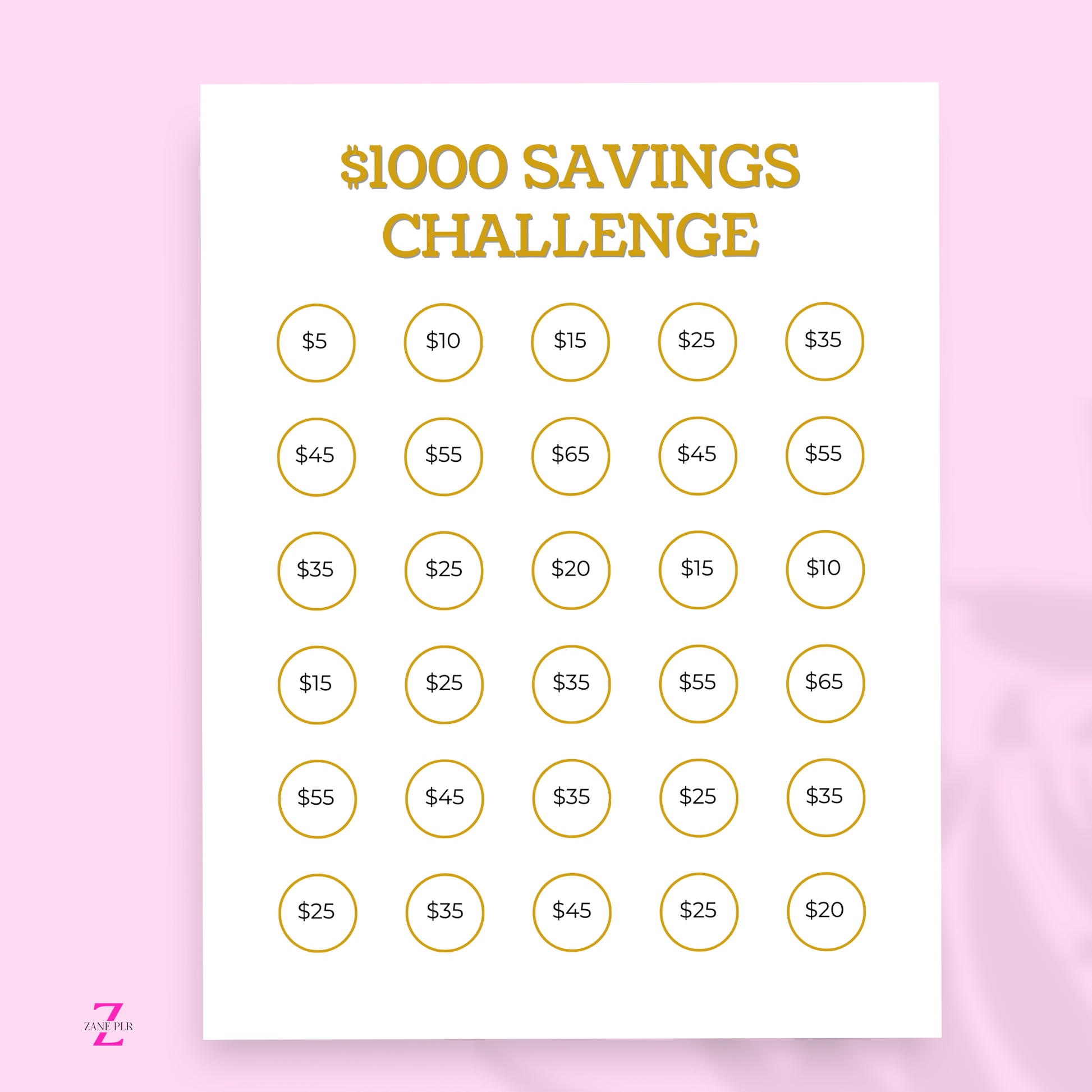 3000-happybwith-savings-challenge for 3000 Savings Challenge Free Printable 3000 happybwith Savings Challenge for 3000 Savings Challenge Free Printable