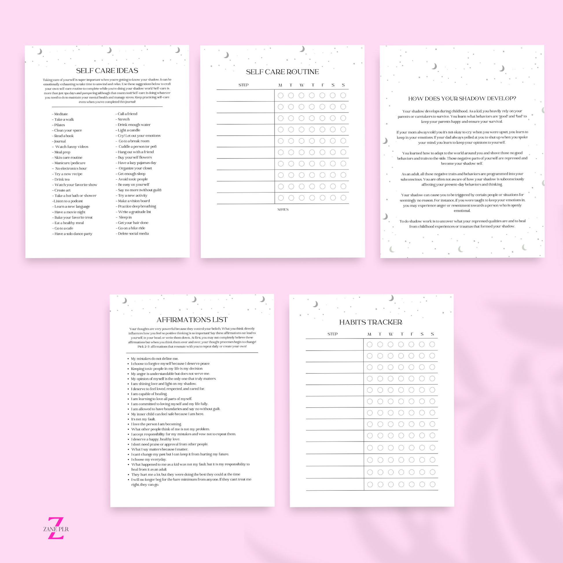 PLR Shadow Work Journal – zaneplr