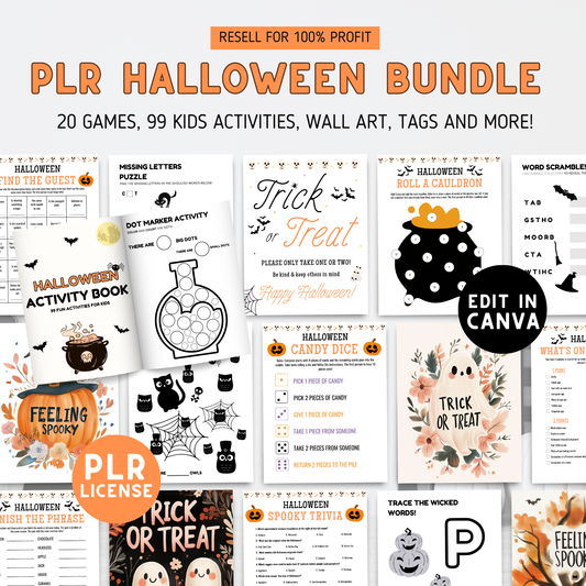 PLR Halloween Bundle