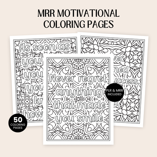 MRR Motivational Coloring Pages