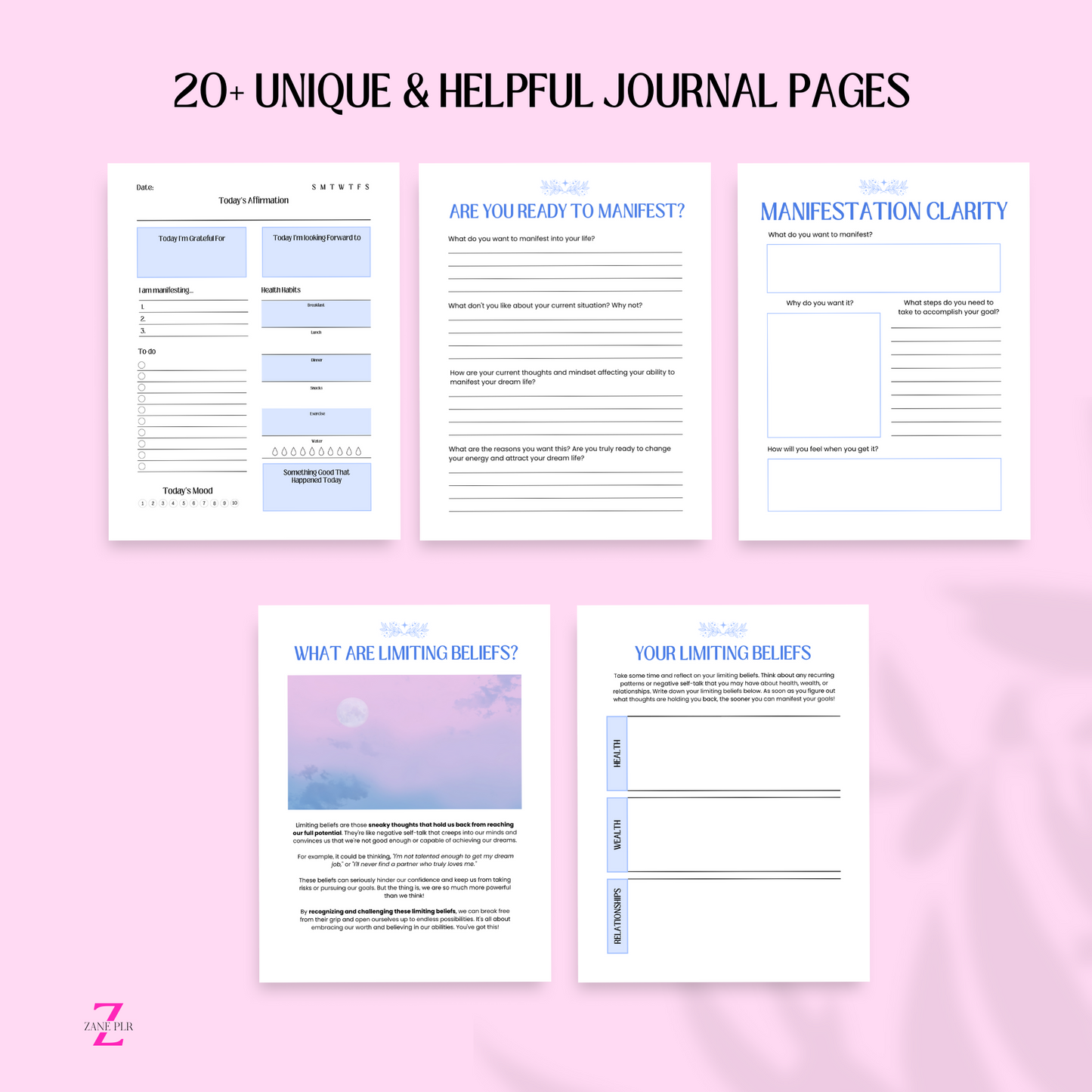 PLR Manifestation Journal