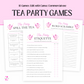 PLR Tea Party Games