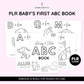 PLR Baby's First ABC Book