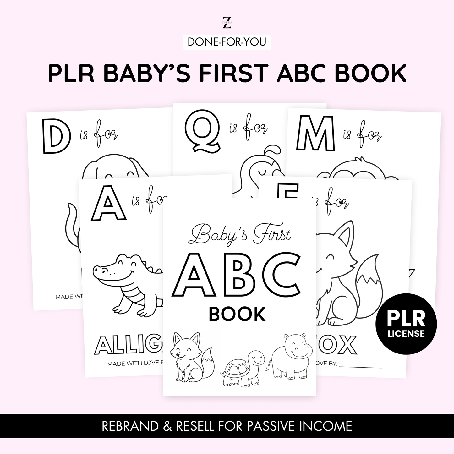 PLR Baby's First ABC Book