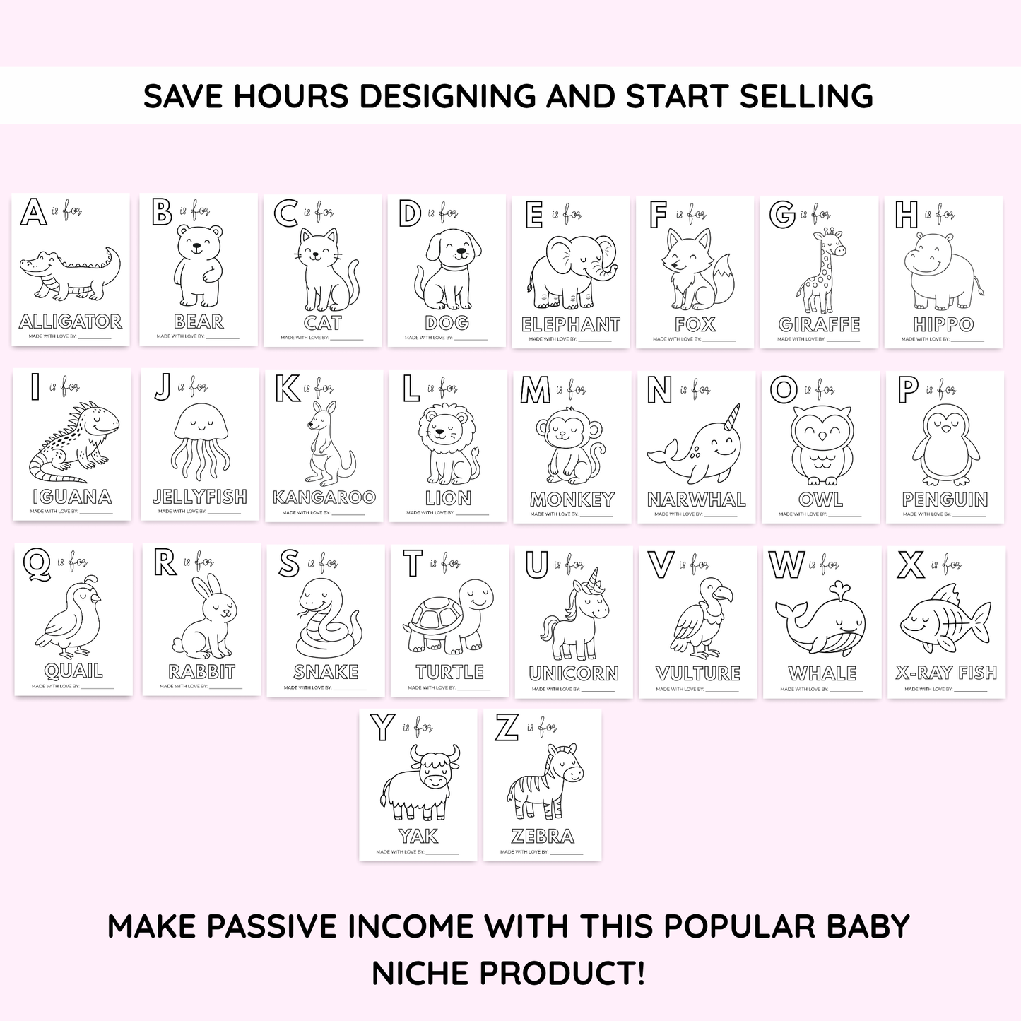 PLR Baby's First ABC Book