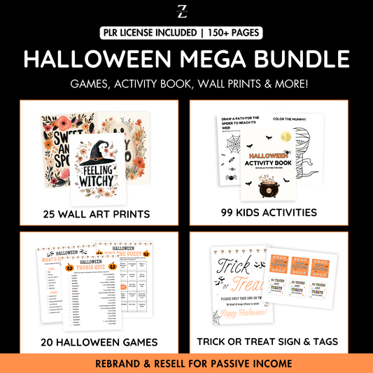 plr halloween bundle